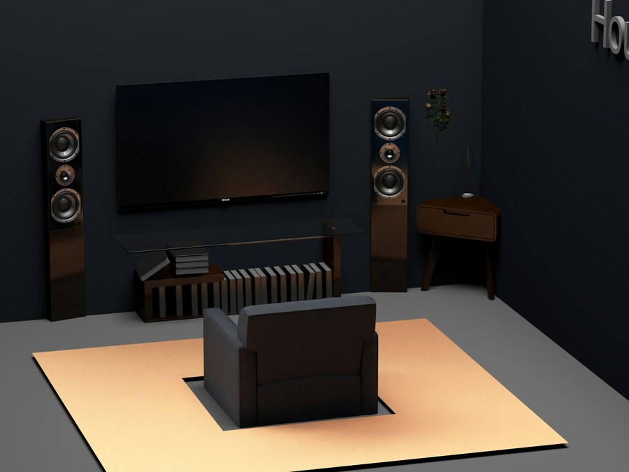 Home theatre TVs and speakers
